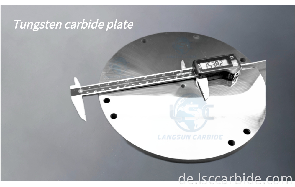 Wolfram -Carbid -Platten Tungsten carbide plates